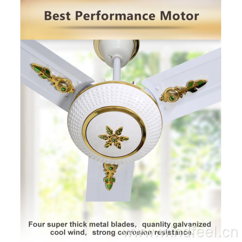 56inch Electrical Ceiling Fan With Decoration